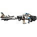 Bruder Ram 2500 Police Pickup With L+s Module, Trailer And Boat (02507) Bruder Ram 2500 Police Pickup With L+s Module, Trailer And Boat (02507)