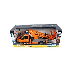 Bruder Mb Sprinter With Work Platform And Light + Sound Module (02679)
