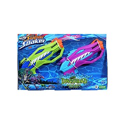 Nerf Super Soaker Dinosquad Raptor Surge Dual Pack (f8436)