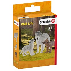Schleich Wild Life Mother Wolf With Pups (42472)