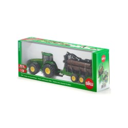 Siku 1:50 Tractor With Forestry Trailer (313-1954)