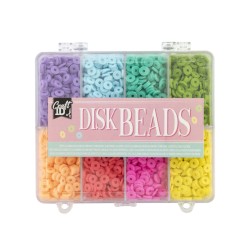 Craft Id Disc Beads 6 Mm 8 Colours (cr1401/ge)