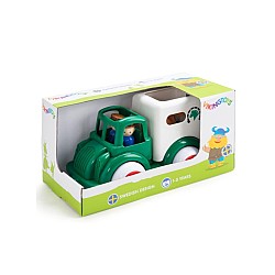 Viking Toys Jumbo Horse Transport M/1 Person 2 Horses Fence (130007)