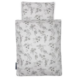Smallstuff Doll Bedding Grey Flower Garden