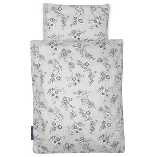 Smallstuff Doll Bedding Grey Flower Garden