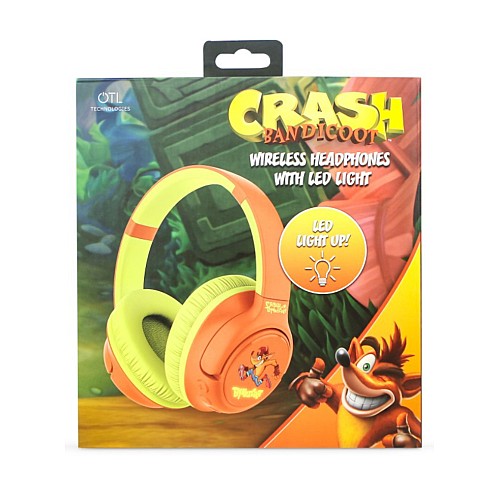 Otl Crash Bandicoot Wireless Headphones With Led Backlight