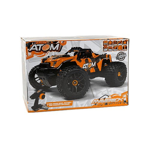 Maverick Rc Atom At1 1/18 4wd Electric Truck Orange