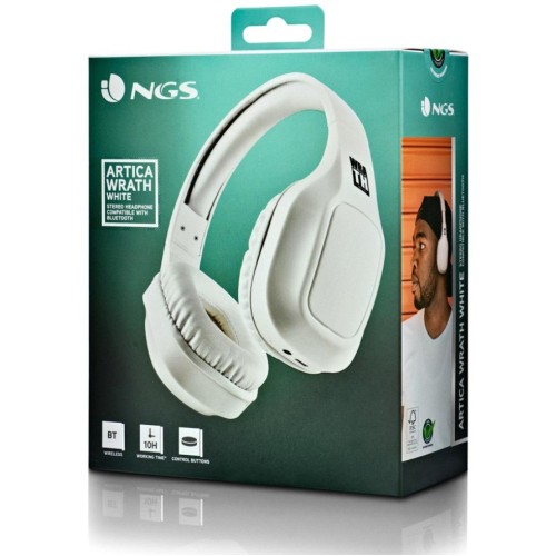 Ngs Headphones Bluetooth +mic Artica Wrath White