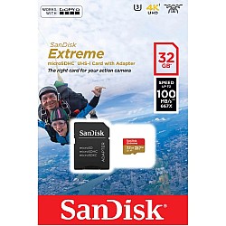 Sandisk Microsdxc Extreme 32gb 100mb/s A2 C10 V30 Uhs I U3