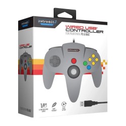 Retro-bit Grey N64 Usb Controller