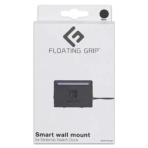 Dock Wall Mount By Floating Grip(r), Black - Nintendo Switch