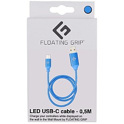 Floating Grip 0,5m Led Usb-c Cable (blue)