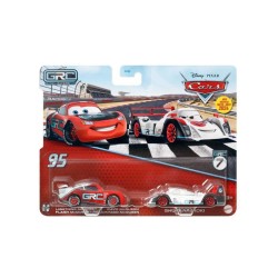 Disney Pixar Cars Global Racers Cup Lightning Mcqueen Shu Todoroki (set Of 2) (htx12)