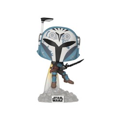 Funko Pop Star Wars Mandalorian Bo Katan With Darksaber And Jet Pack 714 9cm