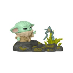 Pop Deluxe Mandalorian Din Grogu With Frog 721 9cm