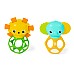 Bright Starts Oball Character Oball Teether 2pk (bs-16762)