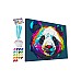 Splat Planet Clay Painting On Canvas 30x40cm Panda (777682)