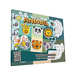 Splat Planet Clay Painting On Canvas 30x40cm Animals (777690)