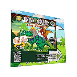 Splat Planet Clay Painting On Canvas 30x40cm Dinosaurs (777689)