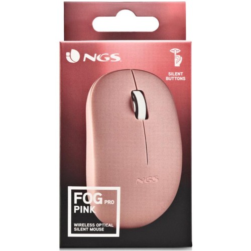 Ngs Mouse Wireless Fog Pro 1000dpi Pink