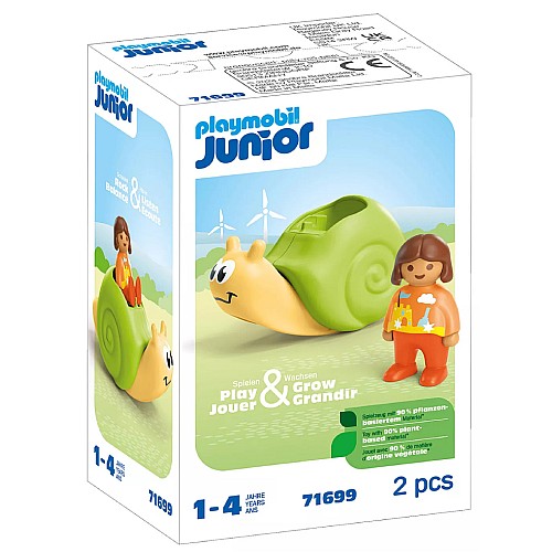 Playmobil Junior Rocking Snail With Rattle Feature (71699)