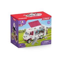 Schleich Horse Club Mobile Vet With Hanoverian Foal (42439)
