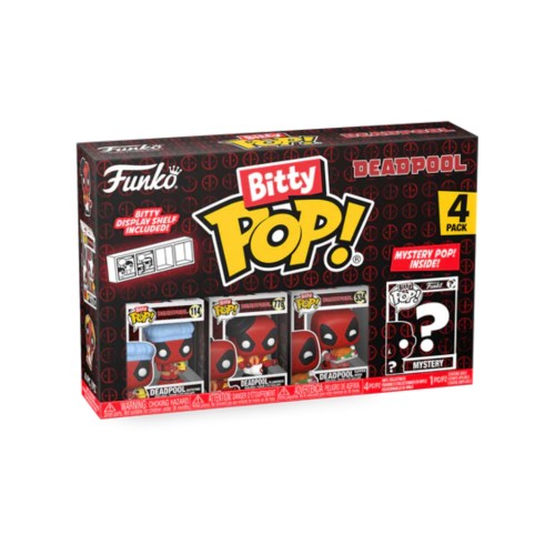 Bitty Pop 4 Pack Deadpool Bathtime