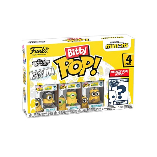 Bitty Pop 4 Pack Minions Eye Matie