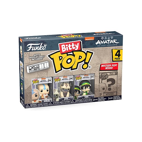 Bitty Pop 4 Pack Avatar The Last Airbender Aang
