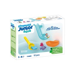 Playmobil Junior Aqua Water Slide With Sea Animals (71689)