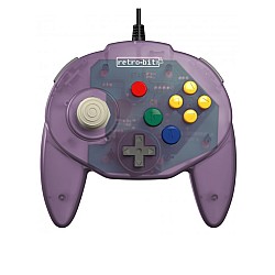 Retro-bit N64 Tribute 2.4g Wireless Atomic Purple
