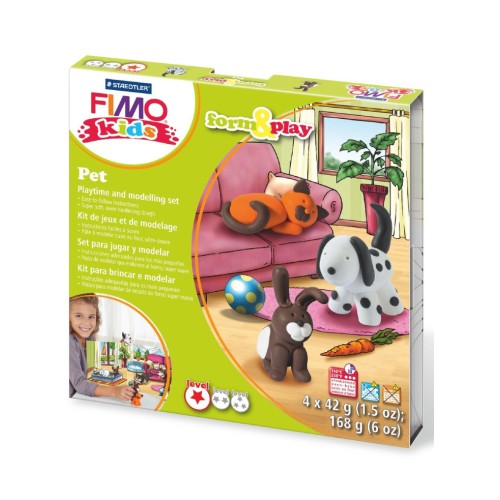 Fimo Kids Form & Play Set Pet (8034 02 Lz)