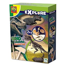Ses Creative Excavation Dino And Skeleton 3 Assorted (s25090)