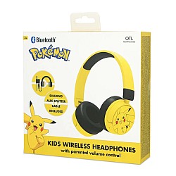 Otl Bluetooth Headset W/perental Control Pokemon Pikachu Yellow