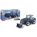Burago Tractor W/front Loader N.h. T7.615 10cm Blue (141504) Burago Tractor W/front Loader N.h. T7.615 10cm Blue (141504)