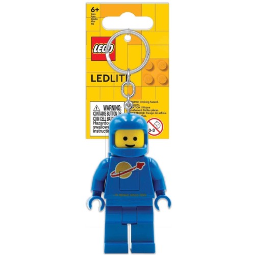 Lego Keychain W/led Spaceman Blue