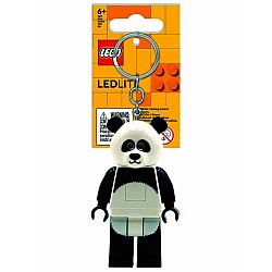 Lego Keychain W/led Panda Guy
