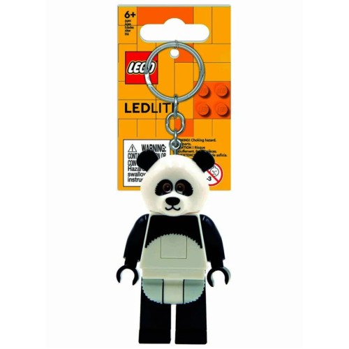 Lego Keychain W/led Panda Guy
