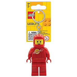 Lego Keychain W/led Spaceman Key Light Red