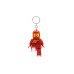 Lego Keychain W/led Spaceman Key Light Red