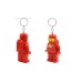 Lego Keychain W/led Spaceman Key Light Red