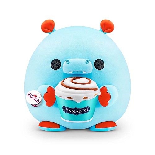 Snackles Series 1 Plush Medium Blue Hippo 35cm