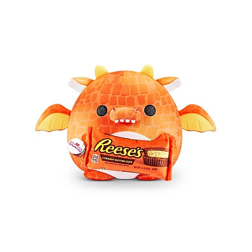 Snackles Series 1 Plush Medium Orange Dragon 35cm