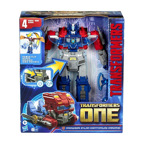 Transformers One Power Flip Optimus Prime Action (f9209)