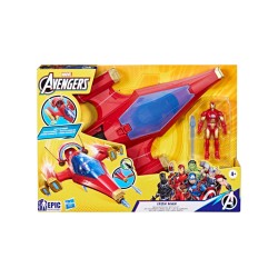 Marvel Avengers Iron Man Repulsor Blast Battle Jet (f9329)