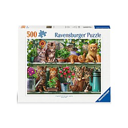 Ravensburger Puzzle Cats On The Shelf 500p 12000205