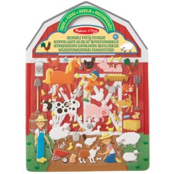 Melissa & Doug Reusable Puffy Stickers Farm (19408)