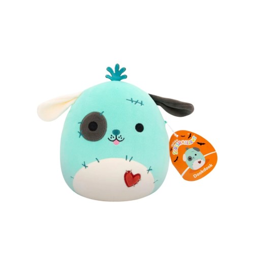 Squishmallows 19 Cm Halloween Plush Dookdook Patchwork Dog