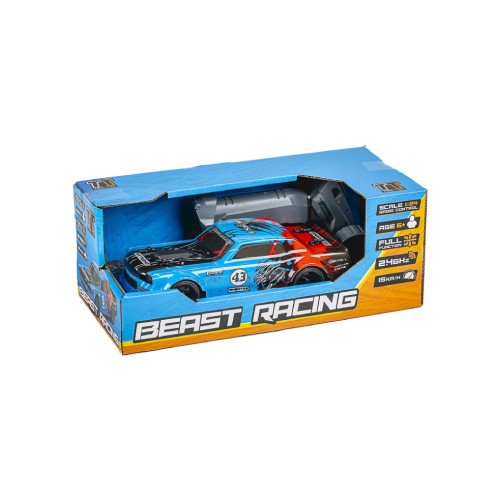 Tec-toy Beast Racing R/c 1:24 2,4ghz Blue (471422)