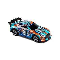 Tec-toy Champion Gt9 W/light R/c 1:22, 27mhz Blue/orange (471251)